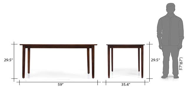 Landscspe 6 Seater Dining Table Set